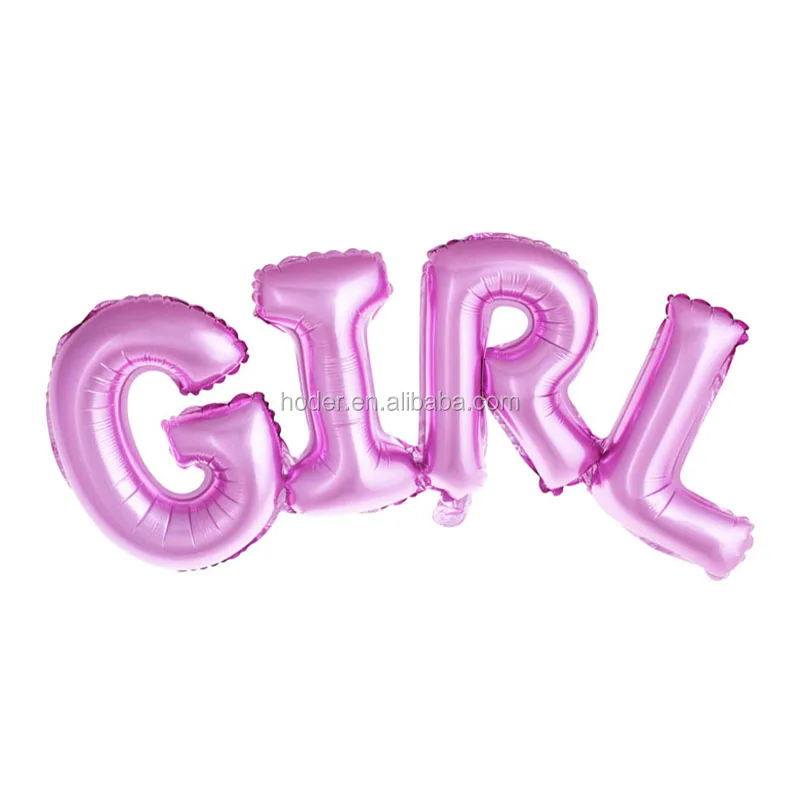 Yiwu Balloon Factory Helium New Born Girl Boy Design ballon Birthday Gift Baby Helium Balloon For Baby Shower Party Decorations