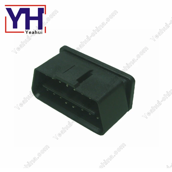 Разъем OBD муж 16 Pin 12 В J1962 латунь никель контакты ABS изолятор для диагностики товара reader