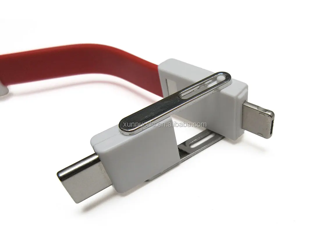 
4in1 USB Type C OTG Magnetic Cable with Key Ring 