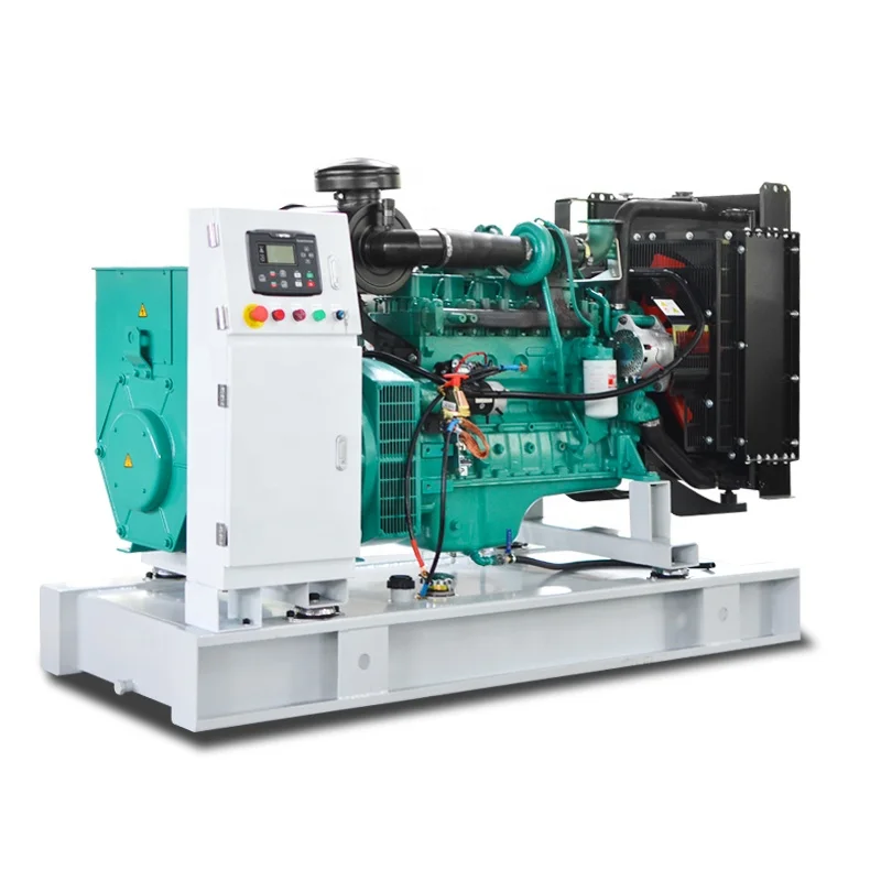Electric power plant powered by Cummins engine soundproof silent 100kva diesel generator set