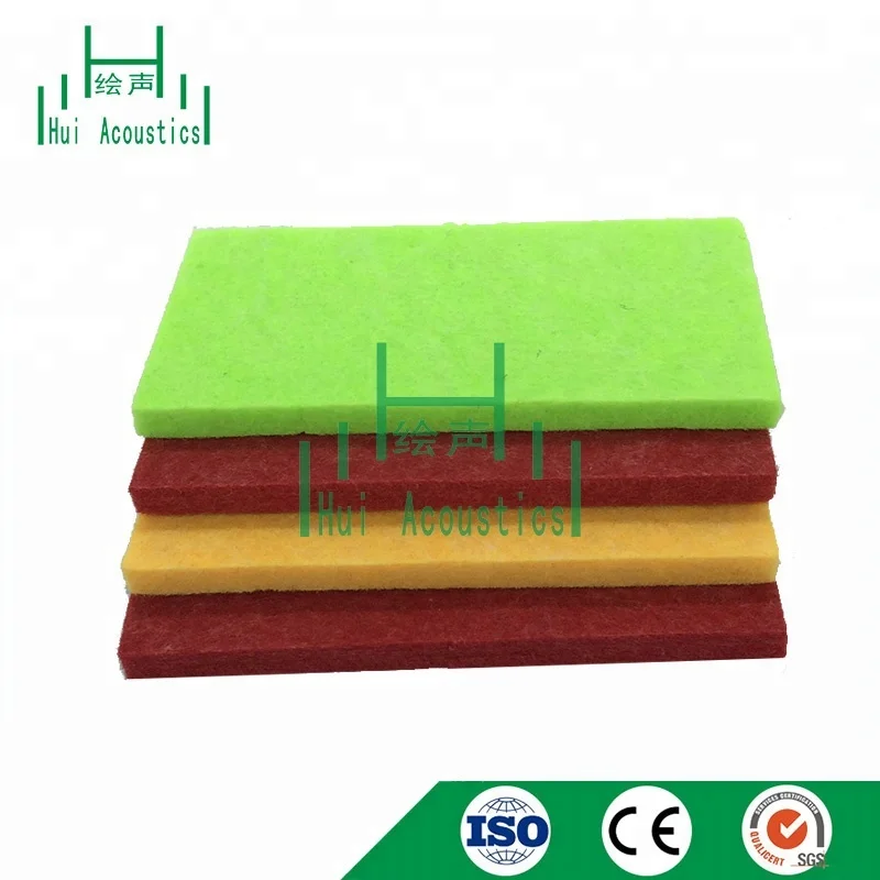 Sound Insulation Polyester Fiber Acoustic Panel Hexagon Decorative Wall Boards Soundproof Acoustic Fiber Ceiling Material