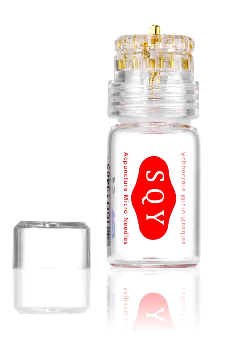  Мезотерапия гидравлическая игла 20 микроигл золотые наконечники Дерма штамп для гиалуроновой кислоты