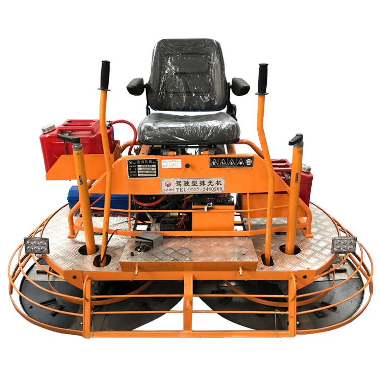 GX690 gasoline ride on concrete power trowel machine for sale with 8 blades
