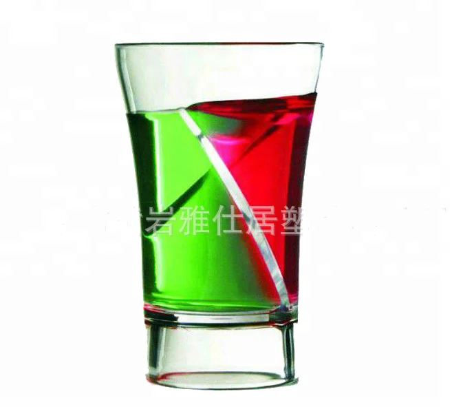 
Portable 2oz dividers tequila plastic shot glass for promotional 