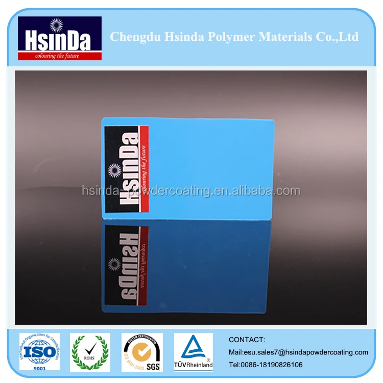 Epoxy polyester metallic effect high oil repellent performace spraying powder
