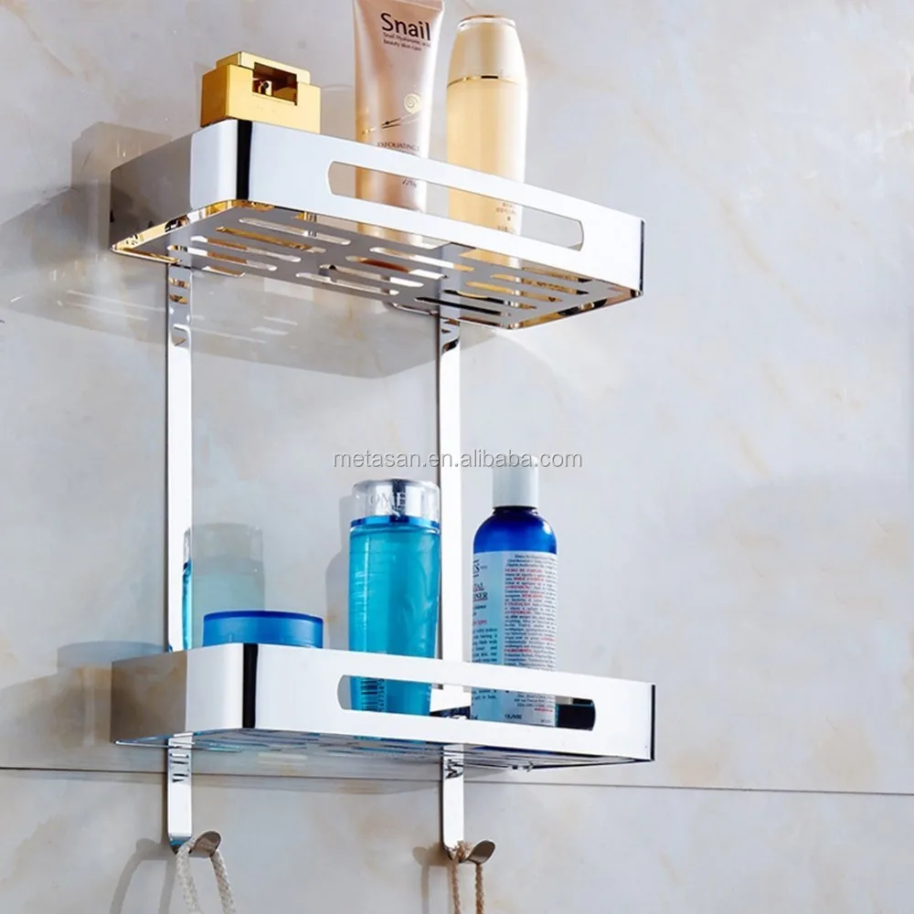 
Low price bathroom wall hanging rack shelf 