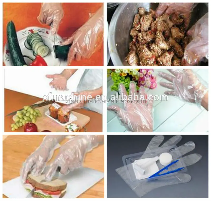 New type and high quality plastic automatic glove machine