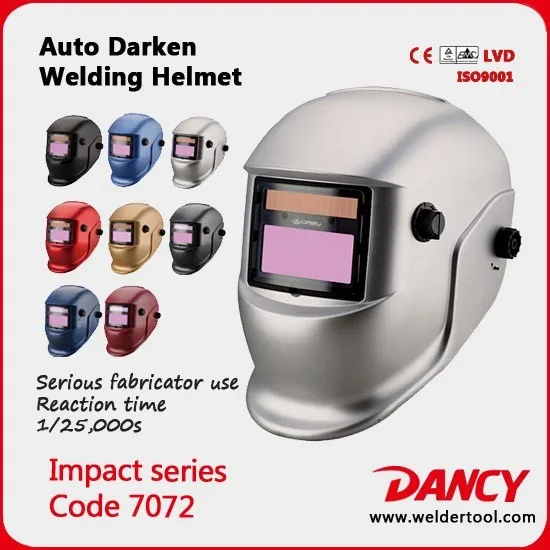 Large view of custom auto eclipsing helmet plate