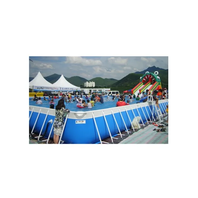 High Quality Portable Metal frame swimming pool round steel frame Pool for sale