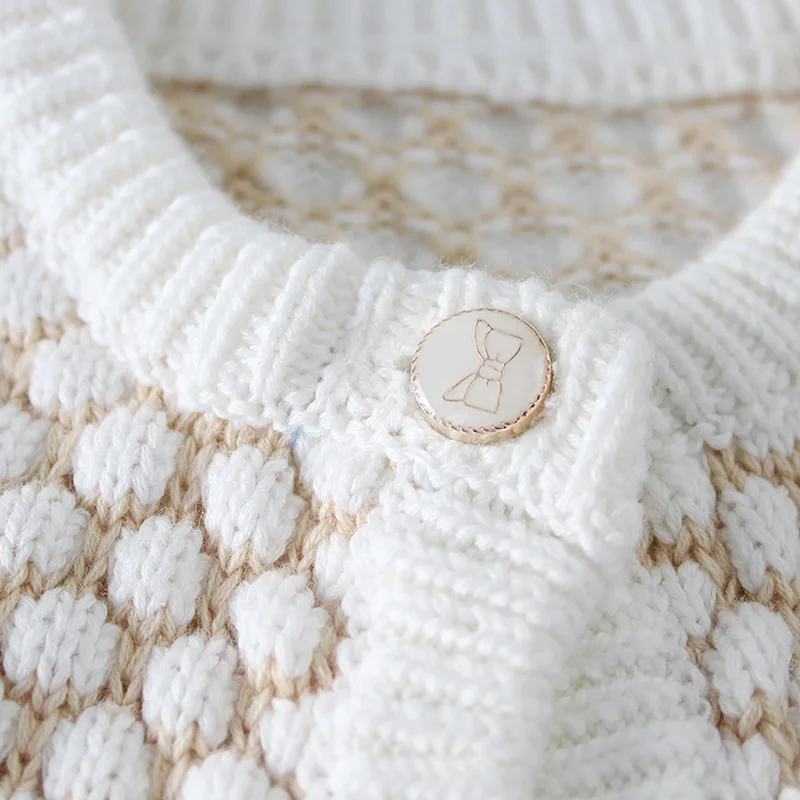 2019 Baby Girls Clothes Autumn Winter Newborn Baby Girl Knitted Sweater Cardigan Kids Cotton Infant Baby Clothing for Girls 0-2Y