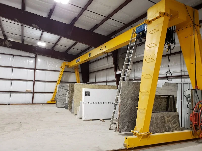 Shandong Tavol 20ton 10ton 5ton Single Girder Gantry Crane  for USA Project