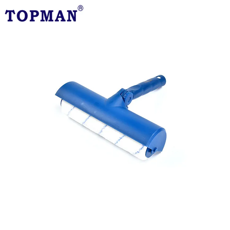 TOPMAN 9 inch Professional refillable wall and delling splatter shield paint roller
