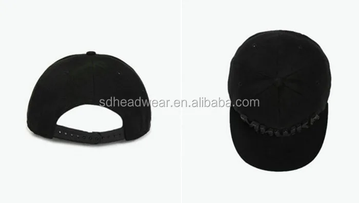 Hip-hop 100% acrylic custom embossed 3d acrylic letters snapback hats