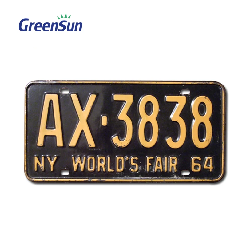 2023 Cheaper OEM Black Blank Reflective Car License Number Plate