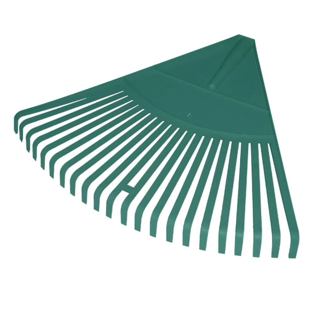 Plastic 22 Teeth High Impact Heavy Duty Lawn Rakes for Leaves Rakes  Gardening Tools with Wooden Handle