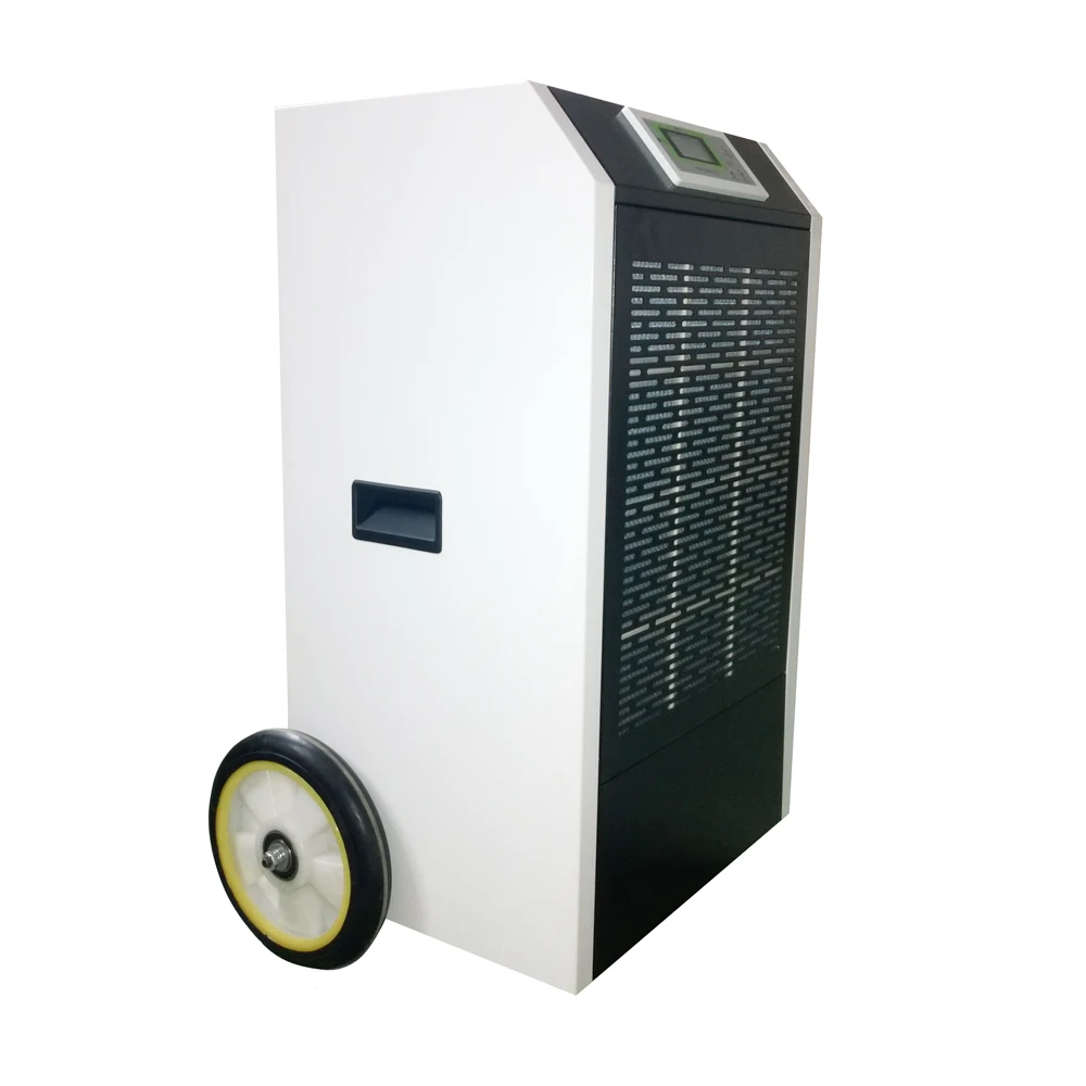 Industrial Portable Dehumidifier Water Damage Restoration Dehumidifier Hand Push Wheel Dehumidifier