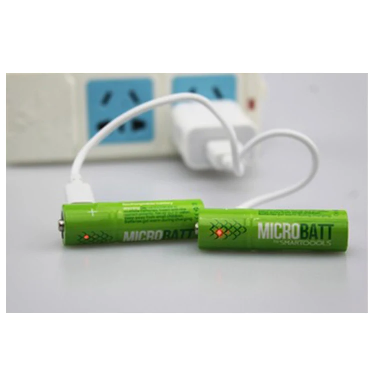 USB rechargeable NiMH rechargeable AA battery 1.2V