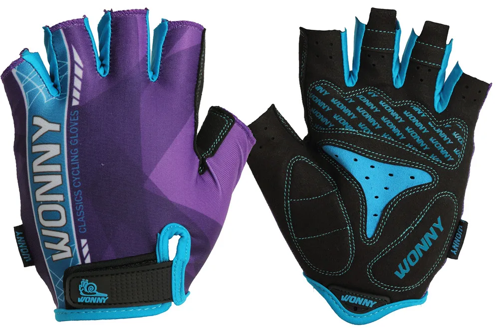 Прочные цветные напечатанные логотипы WONNY на заказ нескользящие микрофибры велосипедные гоночные