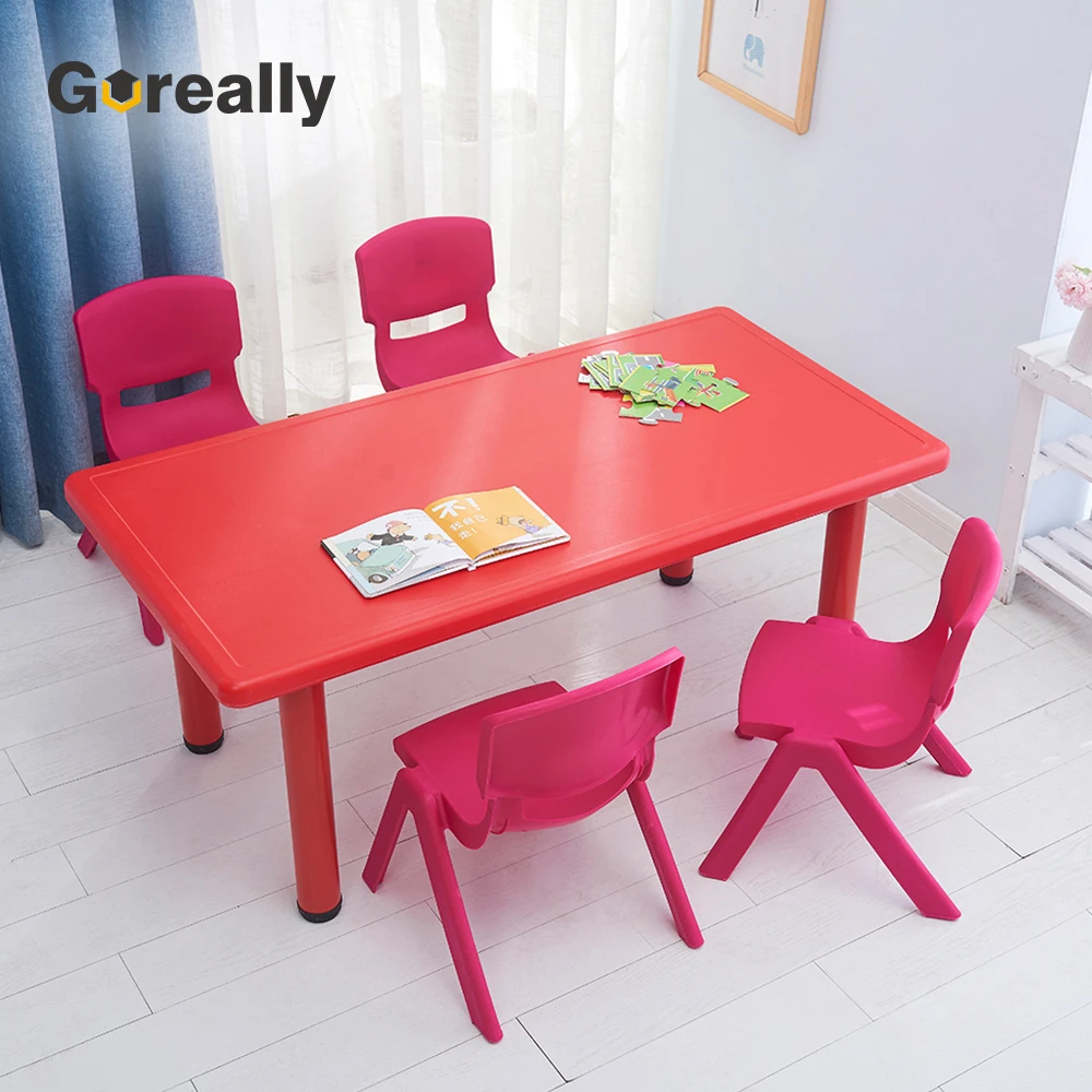 
Jolly kids activity preschool nursery school canteen furniture table and chairs 