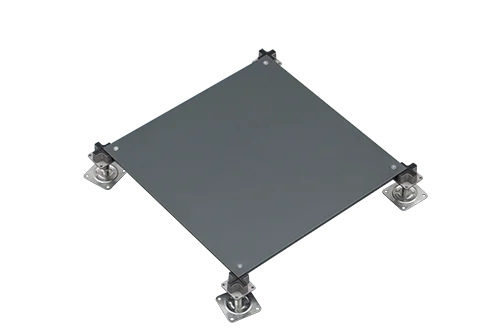 Cement infilled steel raised access floor (Bare finished)