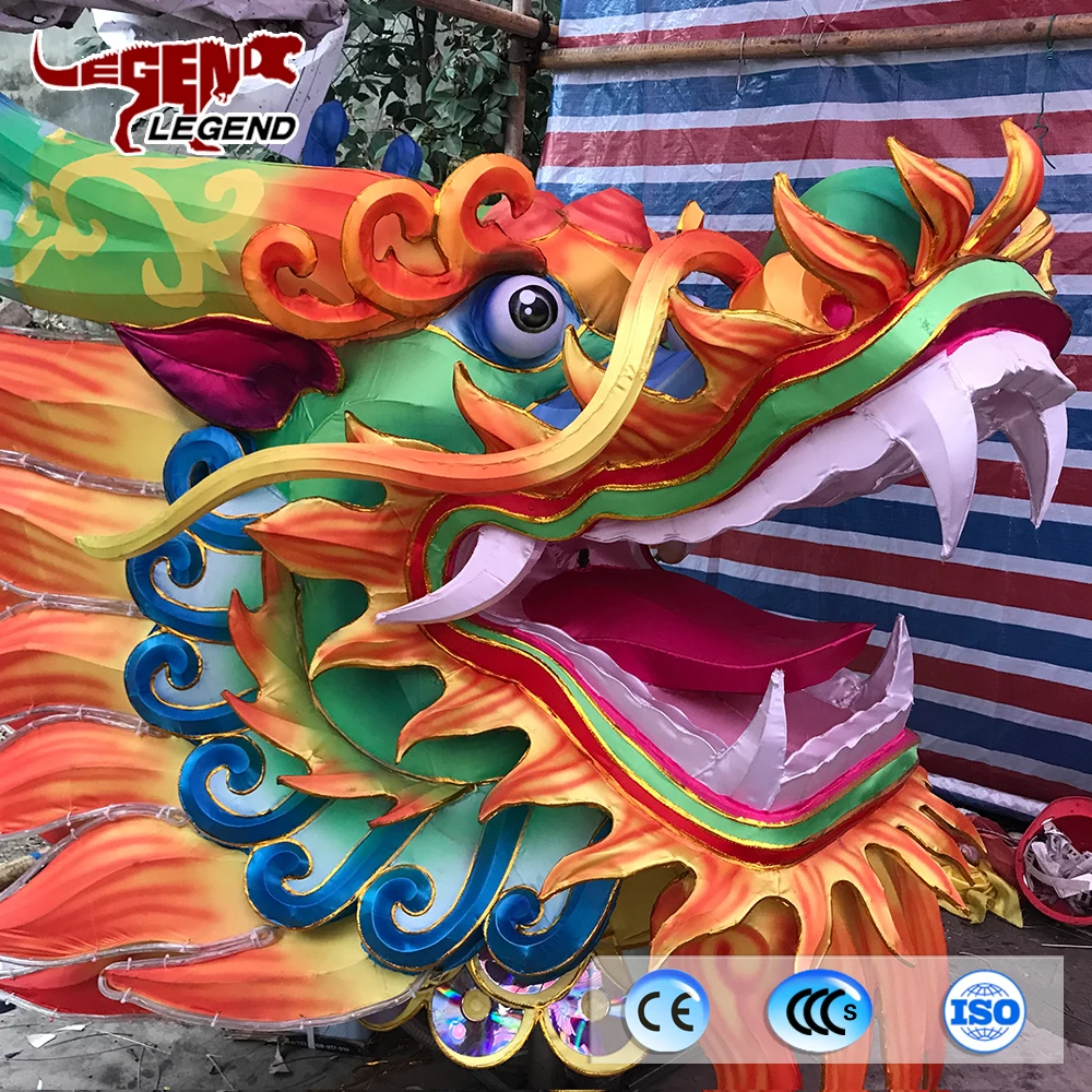 2018 Newest Chinese festival decoration vivid chinese dragon lantern