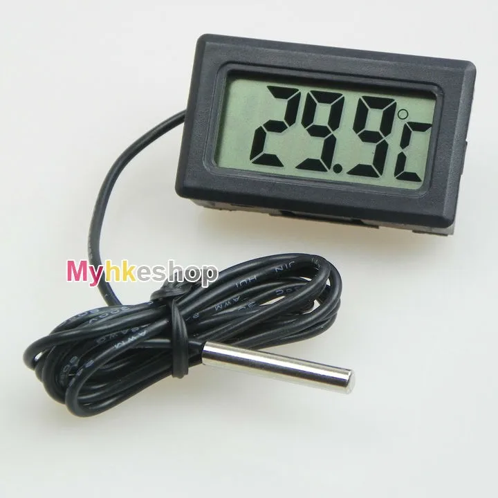 Mini LCD Digital Thermometer Refrigerator Freezer Fridge Thermometer