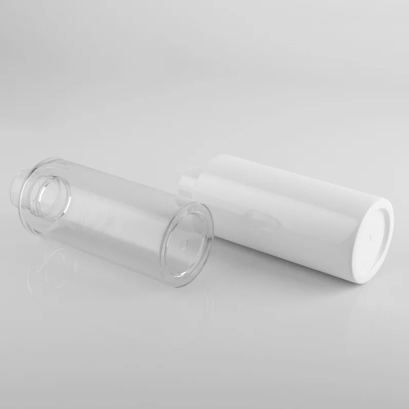 High quality 100 ml 120 ml 150 ml White/Clear empty PET plastic cosmetic packaging bottle duckbill emulsion bottle