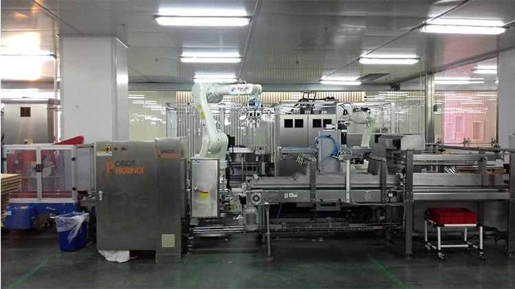 high speed industrial delta robot with vision system, multiple robots