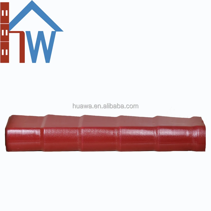 ASA ridge tile three way seal ends synthetic resin roof tile accessory