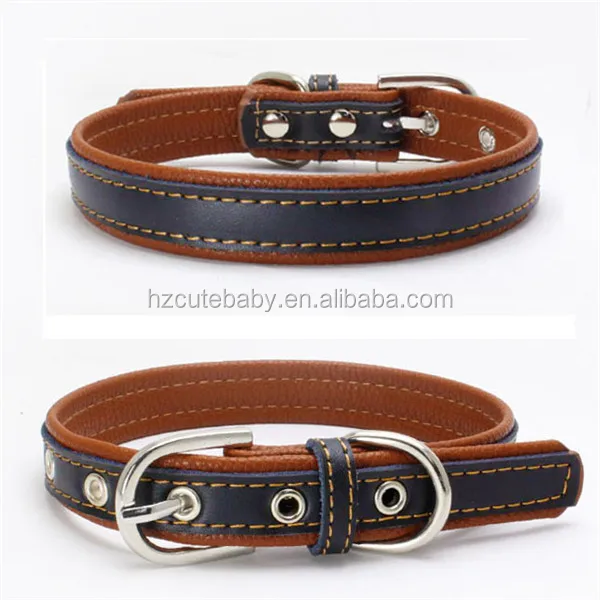 genuine leather dog collars leashes