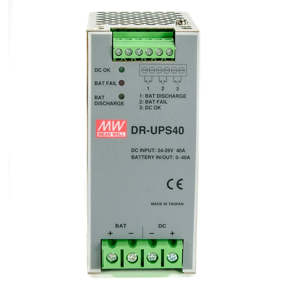  MeanWell DIN Rail 40A DC UPS