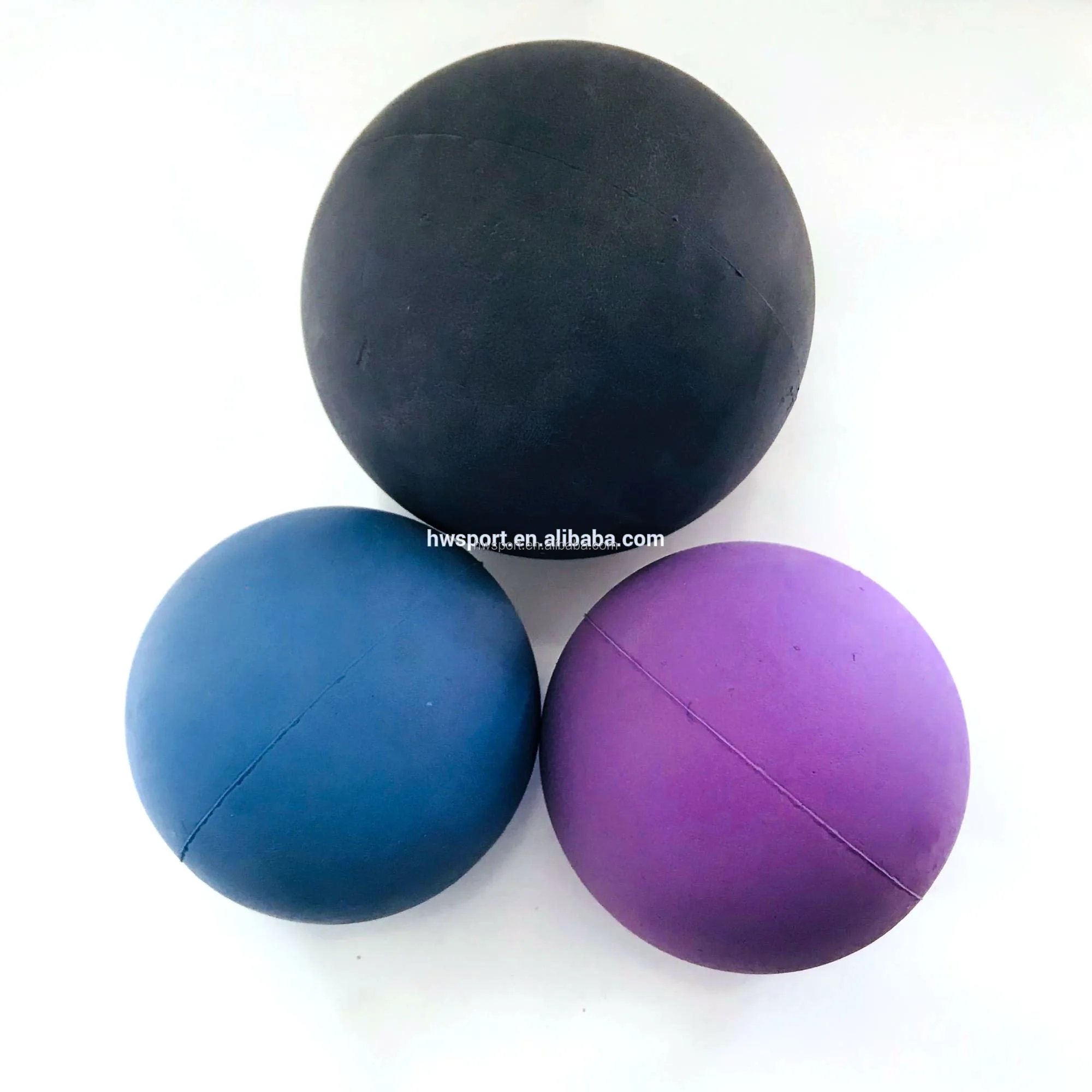 2024 New High Quality High Density Rubber Yoga Balls Professional Deep Muscle Therapy Exercise Balls With Logo Printed