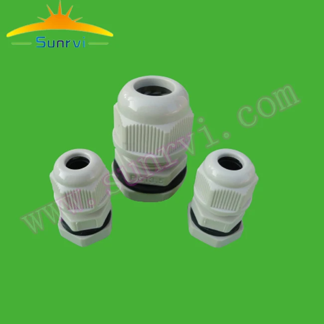High Quality IP68  Plastic Cable Gland 2.5-6MM Waterproof Nylon Cable Gland with Waterproof Gasket cable sleeve M10