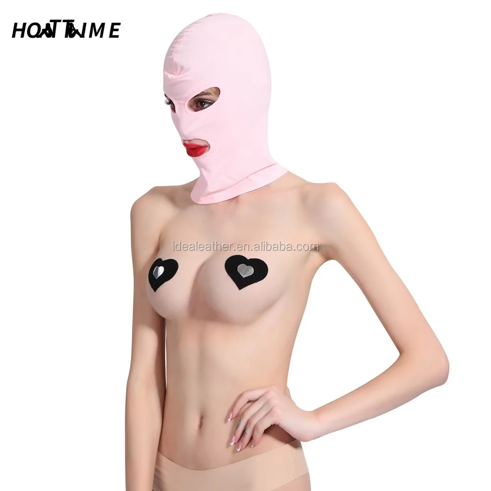 Factory Price Flirting Bondage Headgear Bondage Mask Sex Toys Fetish For Couples Elastic Fabric SM TOYS Stock
