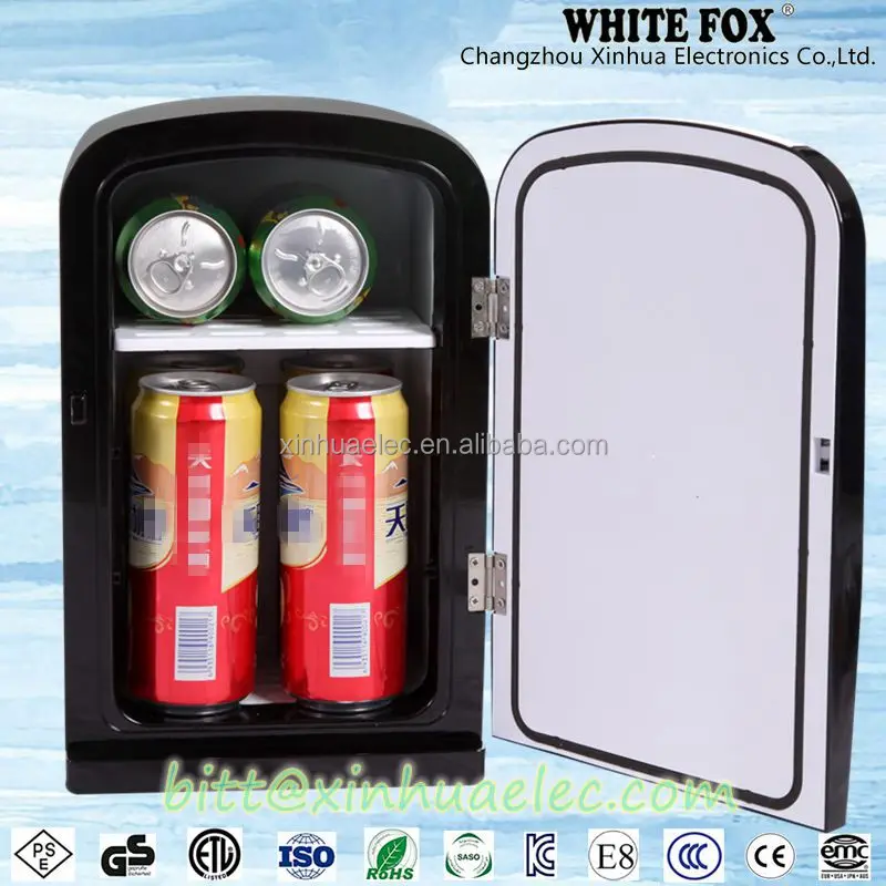 CE/GS 8L Black Color Compact Small Milk cooler/milk fridge Mini Fridge for coffee machine or coffee maker