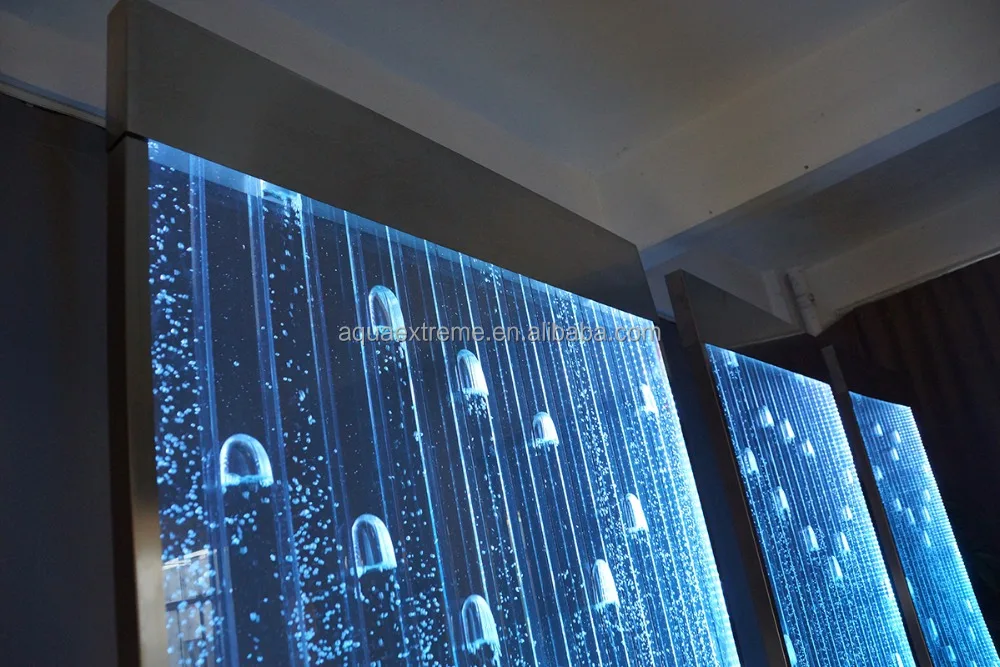 Programmable Pattern of Water Bubble wall With the Bubbles Amazing Landscape Room Divider
