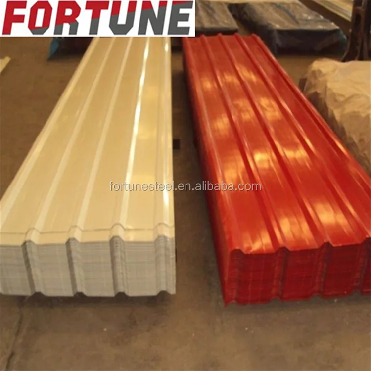 color coated galvanized steel sheet metal 0.38x836mm wave type light blue corrugated iron roofing