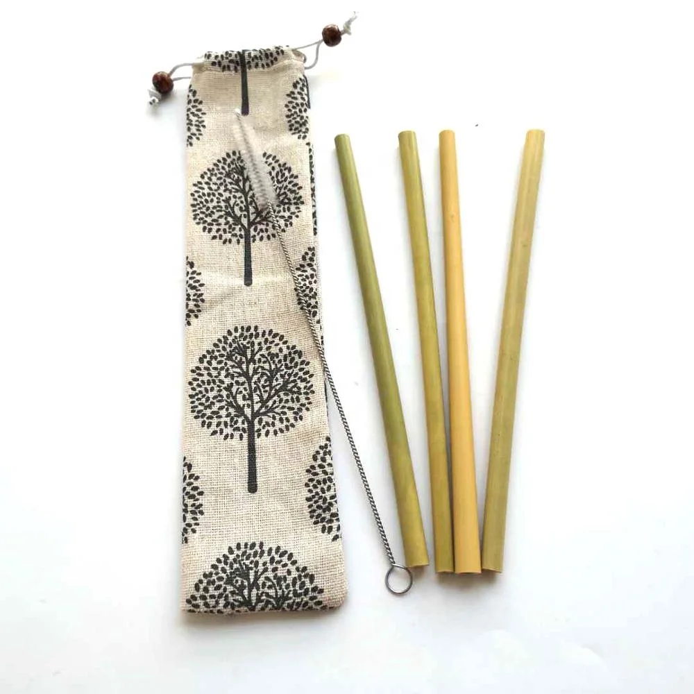 Бамбуковая солома большого размера для чая пузыря