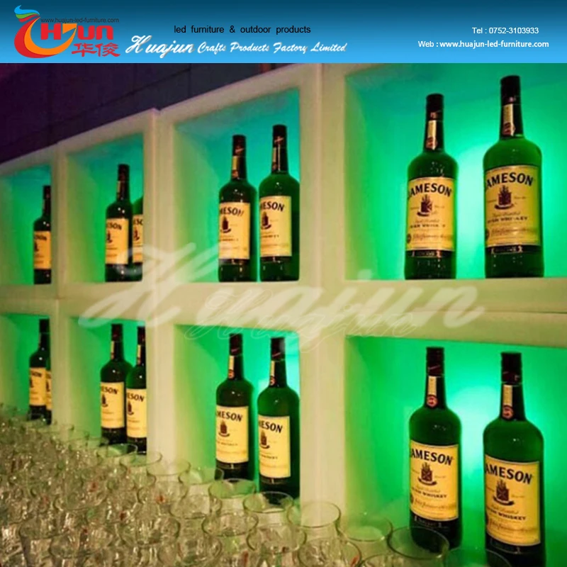 Glowing Storage Container LED Ice Bucket Color Changing Outdoor Flowerpot Led Book Shelf