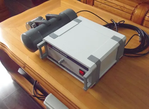 Ultrasonic algae devices used for river