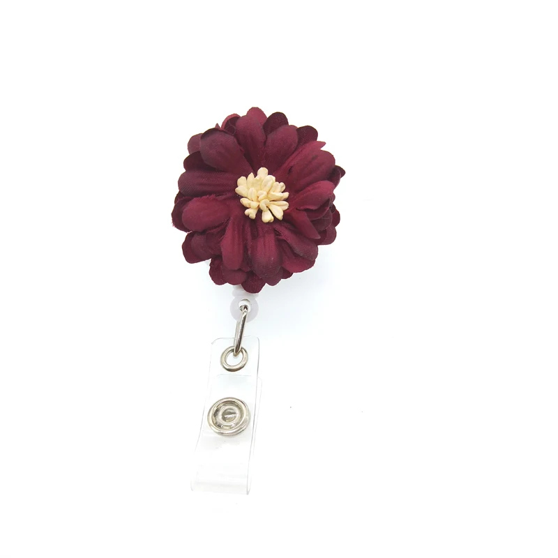 
YOROYAL flowers Badge Reel Holder, Accurate Stitching, Reinforced Strap, Easy Retracting, Alligator Clip, Perfect Gift for Women 