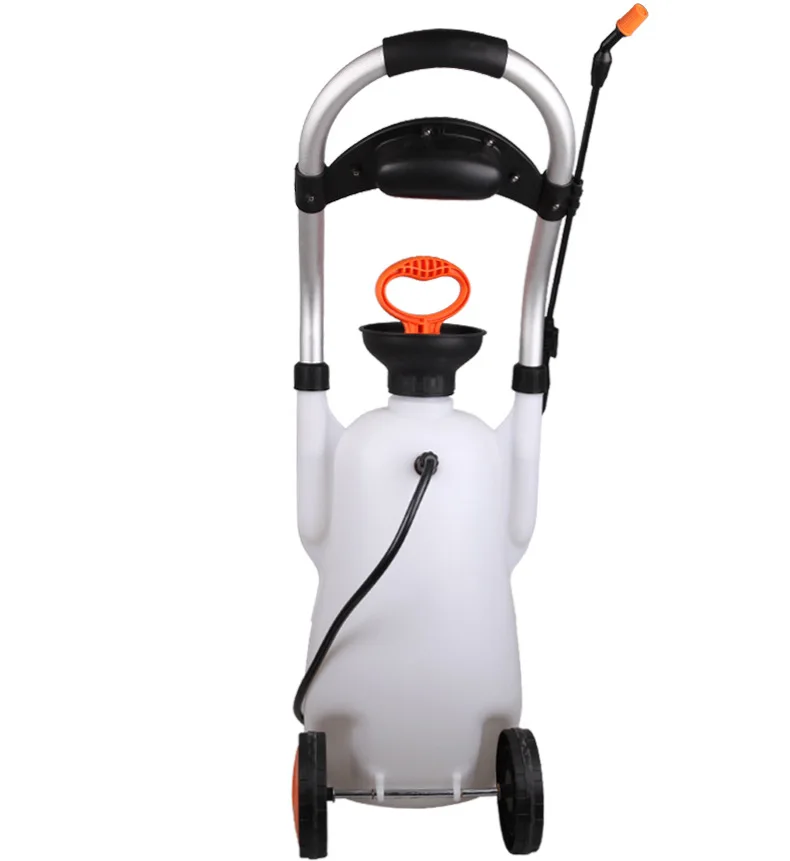 Seesa 16L Garden Handcart High Manual Pressure Pump Chemical Trolley Sprayer