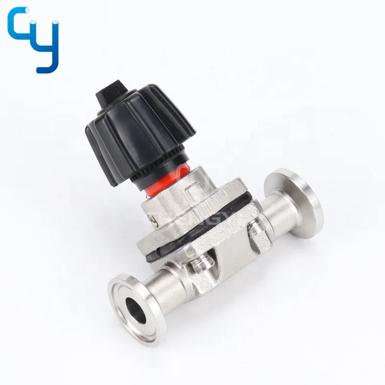 One year warranty stainless steel sanitary mini type diaphragm valve