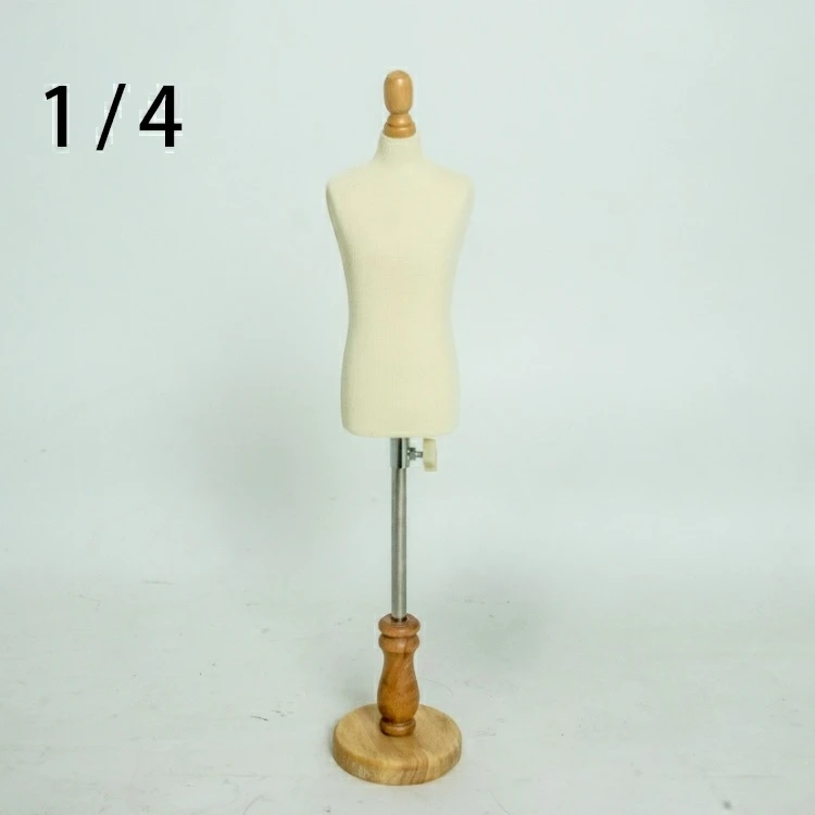 1/4 Rigid foam half body female mini mannequin stand torso woman