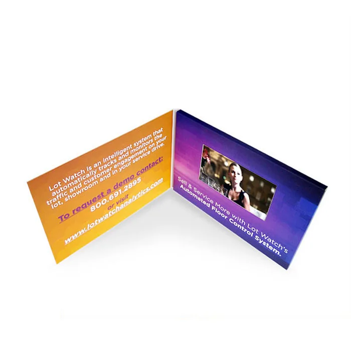 Видео рекламная брошюра/карта/буклет