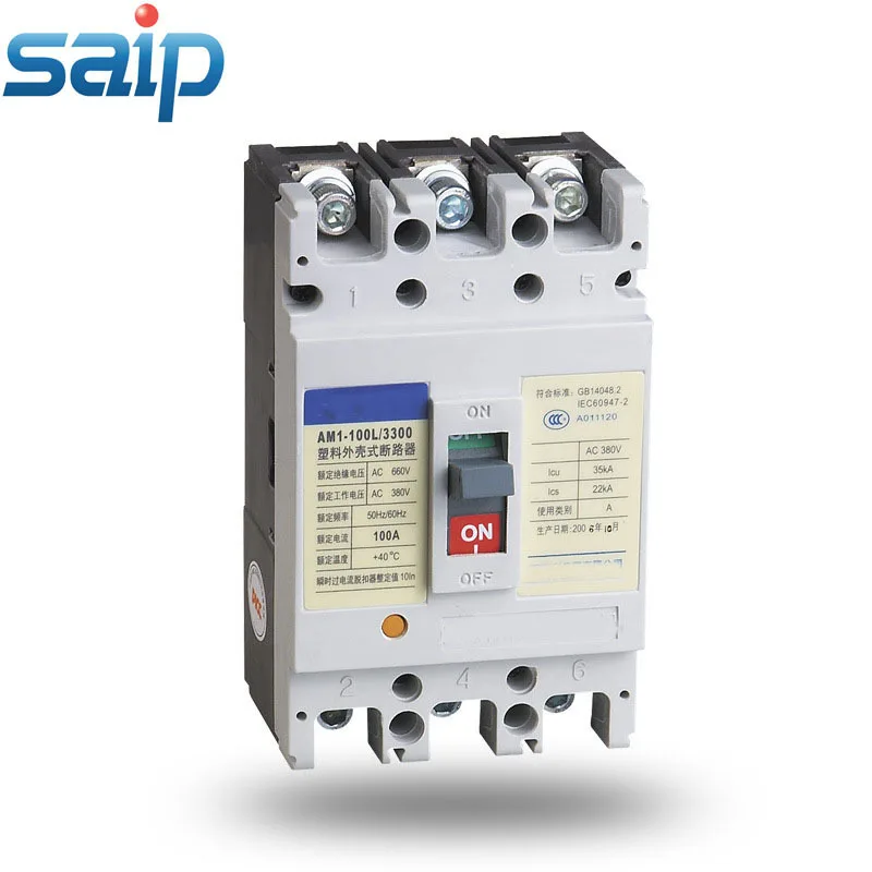 3P 4P 160A 400A MCB circuit breaker switch