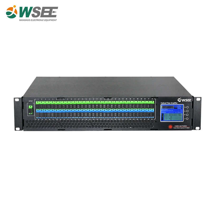 Комбайнер оптического усилителя 32x22dBm WDM EDFA OLT PON и CATV