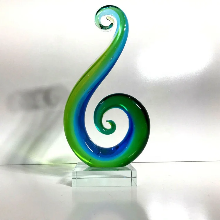 Modern hand blown art murano glass sculptures