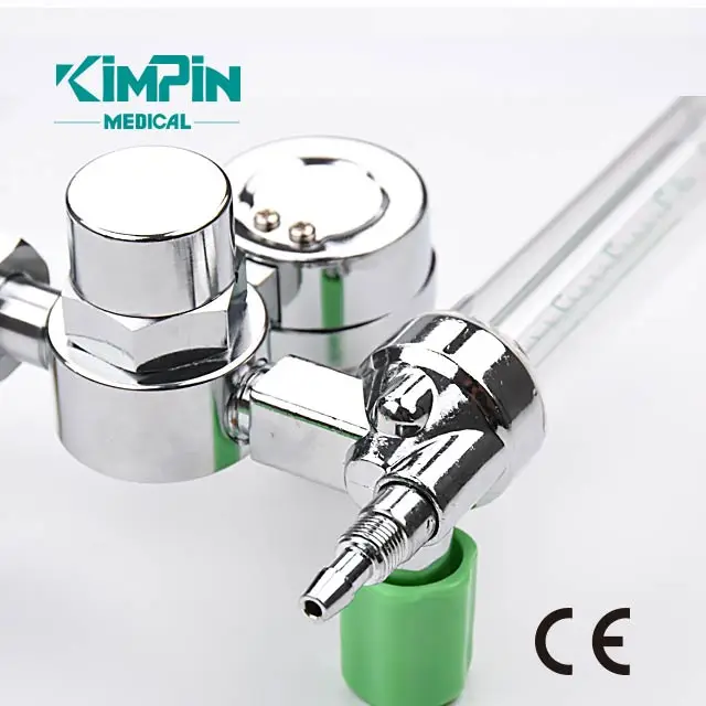 
YR-88 Wholesale Oxygen Equipment Medical Device first aid oxygen regulator with flow meter and humidifier for oxygen gas cylinde 