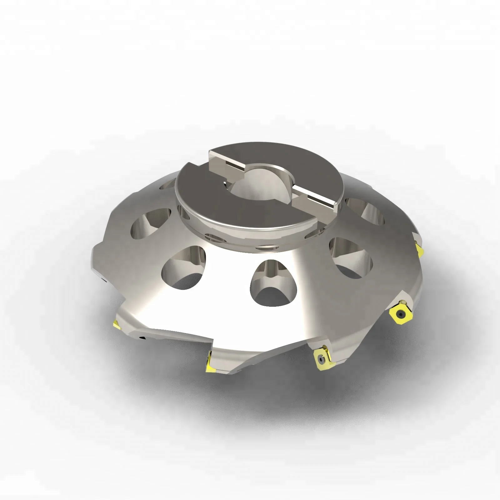 KM 45 degree/indexable Face Mill/CNC milling cutter/for aluminum, connection dia 22mm, cutting dia 50mm